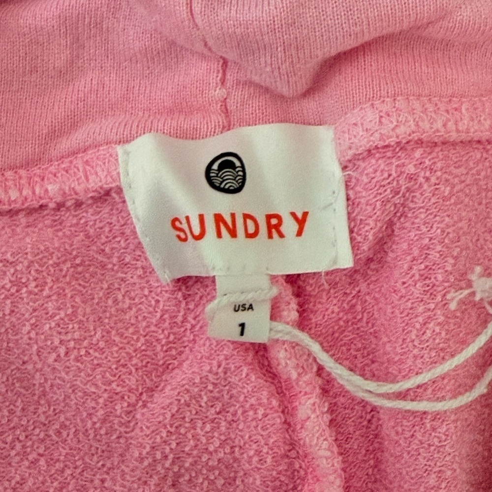 Anthropologie Sundry Pink Women's Jogger Pants Size 4-6 Soft Cozy - Picture 6 of 7